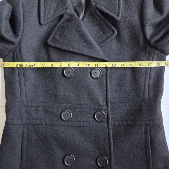 New York & Company Black Peacoat - Picture 4 of 10